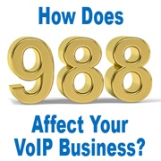 What do VoIP providers need to do for 988?
