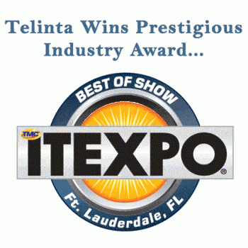 Telinta’s Softswitch platform was recognized with a prestigious award at ITEXPO for Best Cloud Solution.