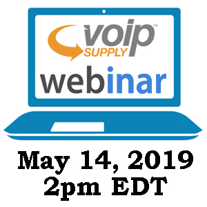 Telinta and VoIP Supply webinar for VoIP service providers and ITSPs: May 14, 2019. 2pm EDT