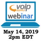 Telinta and VoIP Supply webinar for VoIP service providers and ITSPs: May 14, 2019. 2pm EDT